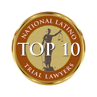 Top 10 National Latino Trial Lawyers Badge