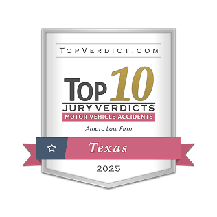 Top 10 Motor Vehicle Accidents Law Firm Badge