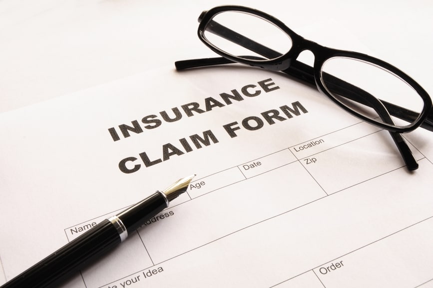 Insurance claim form image