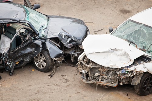 Two-car crash at Sixth and E leaves both drivers injured , closes  intersection