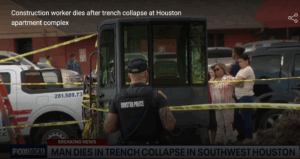 Fatal trench collapse