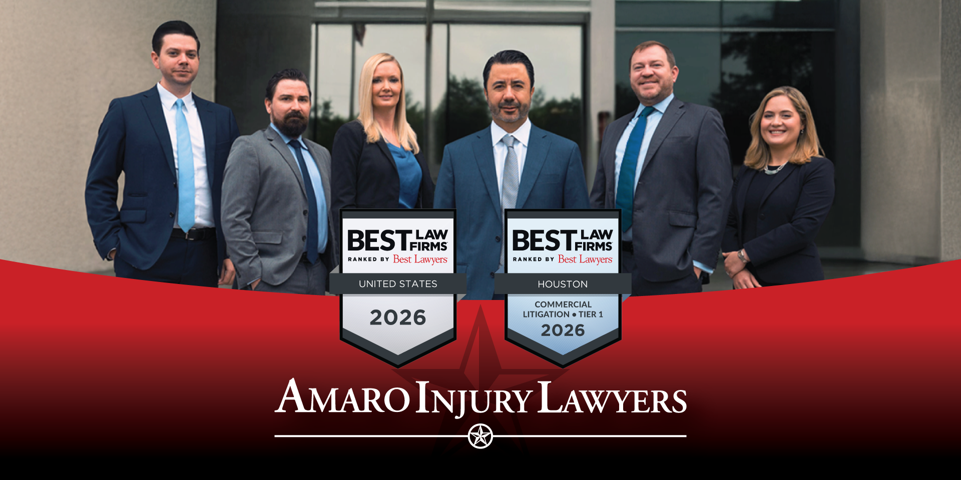 Read more about the article Amaro Law Firm Has Been Named in the 2026 Best Law Firms® List in Three Practice Areas